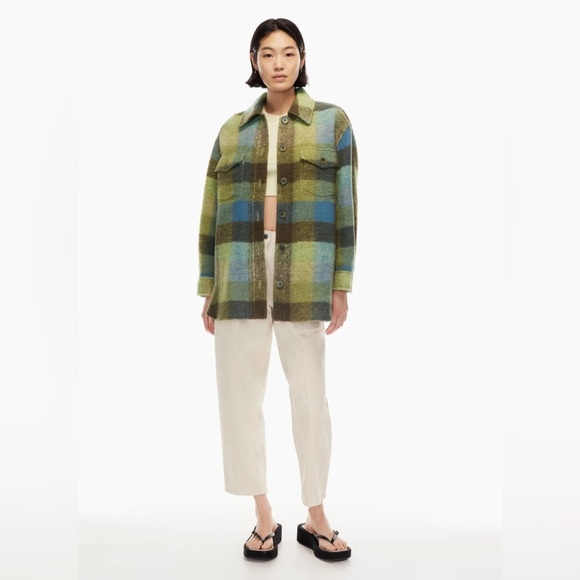 Wilfred Jackets & Blazers - Wilfred free ganna shirt size xs plaid print